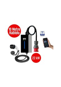 Resim SGSTEC Home 22 KW 10Metre Kablolu Elektrikli Araç Şarj Cihazı 