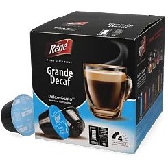 Resim Grande (Kafeinli) - Café René Dolce Gusto için 16 kapsül. 