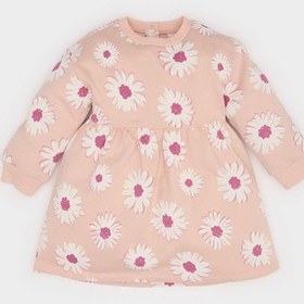 Resim DeFacto Kız Bebek Çiçekli Uzun Kollu Elbise E5788A525SPPN672 Pembe 
