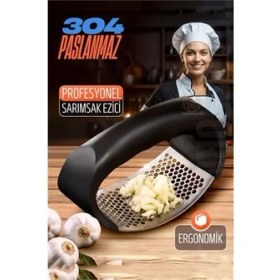 Resim Bi Dünya Shop Hsnet Sarımsak Ezici Zencefil Meyve Ezici 304 Paslanmaz Çelik - UD001X-51L8E6 