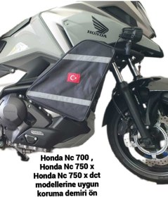 Resim SEVBAGS HONDA NC 700 SERİSİ UYUMLU MOTOSİKLET ÖN KORUMA DEMİRİ AVADANLIK ÇANTALARI 