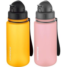 Resim Uzspace 2'li Pipetli Tritan Matara Seti 400 Ml Fiftyfifty 