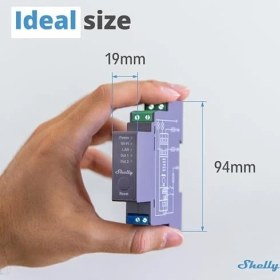 Resim Mena Rise Pro 2 - Wi-Fi, Lan ve 2 Kanallı Akıllı Röle Anahtarı, Ev Otomasyonu, ve ile Uyumlu, Ios Uygulaması, Işıklar Otomasyonu, Motorlu Vana Için Uzaktan Kumanda 