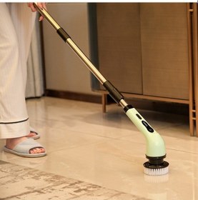 Resim Hallow E25496GR-9 Şarj Edilebilir Akülü Elektrikli Temizleme Makinesi 