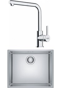 Resim Maris MRX 110-50 Eviye + Lina Spiralli Armatür Seti İnox 
