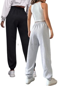 Resim BSBSPOR Yazlık Bol Eşofman Altı Jogger Oversize Salaş Erkek - Kadın Uyumlu Ikili Paket 