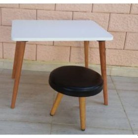 Resim Depolife Ilk Ofisim Çocuk Ders Çalışma Masası Ahşap Konik Ayaklı 