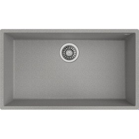 Resim Teka Square 72.40 Tg Tek Hazneli Tezgah Altı Tegranite Eviye - Stone Grey - 115230016 