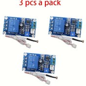 Resim 3 adet XH-M131 Fotozistör Röle Modülü DC 12V Işık Kontrol Anahtarı Ayarlanabilir Potansiyometre ile, Ayrı Röle Çıkışları ve Vidalarla - Aydınlatma Otomasyonu için Otomatik Açma/Kapama Sensörü, 10A 250V AC / 30V DC Yük (Kablolar Dahil) 