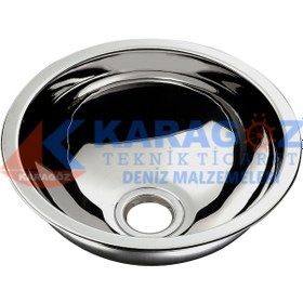 Resim GÖMME YUVARLAK KROM EVYE ÇAP:25 DERİNLİK:12CM 