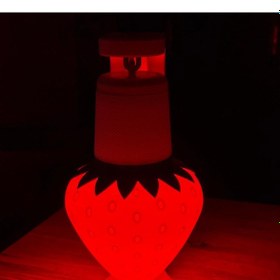 Resim Frulamp Çilek Temalı Abajur Gece Lambası Masa Tipi 