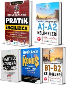 Resim Erkan Önler Yayınları 5 Kitaplık Çok Hızlı Ingilizce Setimiz (5 KİTAP VİDEO DERSLER) 