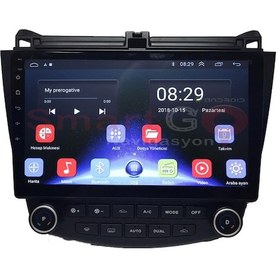 Resim Honda Accord / Alt Panel Tuşlu 2003-2007 10 inç 6-128 GB Android Carplay Multimedya 