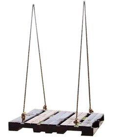 Resim Bamena Wood Peony Ahşap Salıncak 