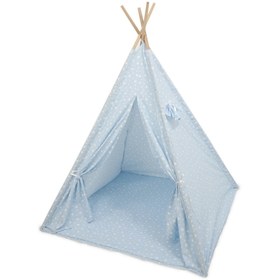Resim Yıldız Desenli Çocuk Oyun Çadırı, Kızıldereli Çadırı - Mavi 