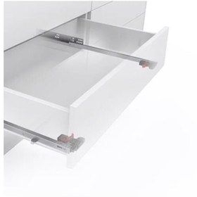 Resim Samet Slidea Frenli Mandallı 350 18 Mm Çekmece Rayı Kısmi Acılım Mandal Dahil 