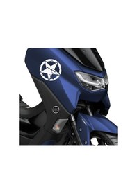 Resim Deeb Army Yamaha Nmax Yıldız Sticker Etiket Mat Beyaz 2 Adet 