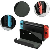 Resim Nintendo Switch Dock İçin Yüzer Duvar Rafı Akrilik Tutucu Siyah 