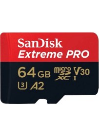 Resim Sandisk 10'lu Paket 64GB Extreme Pro SDSQXCU-064G-GN6MA Mıcro-Sd Hafıza Kartı 24FİLM 