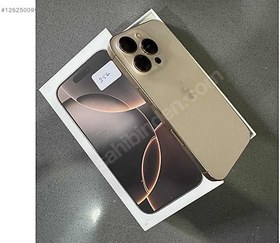 Resim Apple iPhone 16 Pro İkinci El TR | 256 GB | Çöl Titanyum 