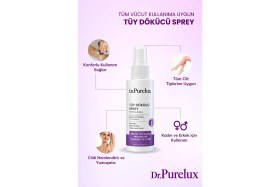 Resim Dr. Purelux Tüy Dökücü Sprey 100 ml Hassas Ciltlere Uygun Pürüzsüz ve Yumuşak Cilt Hissi 
