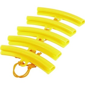 Resim Lemestar Motosiklet Ve Bisiklet Jant Koruyucu Kiti 5 Adet - 15cm Poliüretan - Yumuşak, Dayanıklı Ve Esnek - Lastik Değişiminde Kırık Ve Çiziklerden Koruma - Sarı Rengi 