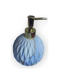 Resim Mavi Gold Detay Porselen Sıvı Sabunluk Sabunluk Gold Pompa Gold 