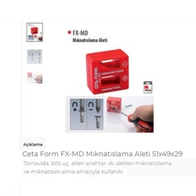 Resim CETA FORM Fx-Md Mıknatıslama Aleti 51X49X29 