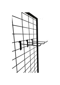 Resim 10 Adet 15 Cm Siyah Tel Pano Kancası, Aksesuar Kancası Siyah 