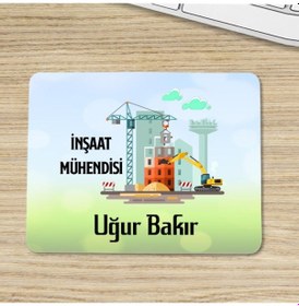 Resim Inşaat Mühendisine Özel Isimli Mouse Pad 