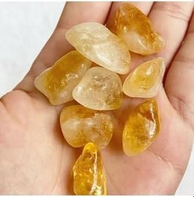 Resim (4222) Sitrin Tamburlanmış Doğal Taş sarı Tek Ebat 