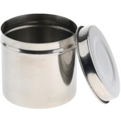 Resim Homyl Paslanmaz Çelik Merhem Kavanozu Sünger Pamuklu 8cm 