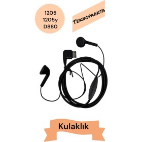 Resim Samsung Uyumlu Tuşlu Asker Telefon Kulaklık D880 1205 1205Y Kulaklık Uyumlu Kulaklık 