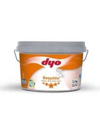 Resim Mey İthalat Mey Ithalat® Beşyıldız Silikonlu Iç Dış Astar 3,5 kg Beyaz 