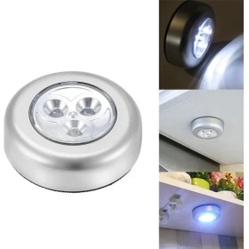 Resim Gardrop - Çekmece - Dolap Köşe Aydınlatıcı Kablosuz Pilli LED Spot Mutfak Lamba Stick 