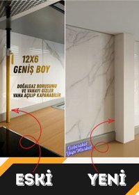 Resim özbereketyapimarket Pratik Doğalgaz Borusu Gizleme Kanalı Geniş Boy Aç-Kapa [ÖZEL ÖLÇÜ İLETİNİZ] 12x6 Cm Saklama 