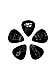 Resim Planet Waves 1cbk2-10js Joe Satriani Pena Siyah Thin 10'lu Paket İmza Serisi - Koleksiyonluk - Mat 