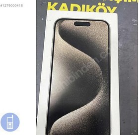 Resim Apple iPhone 15 Pro İkinci El TR | 128 GB | Natürel Titanyum 