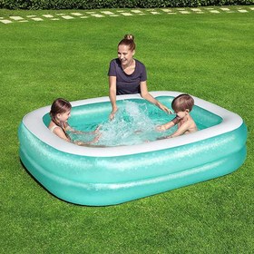 Resim Nessiworld Bestway Büyük Dikdörtgen Aile Havuzu 201x150x51cm 