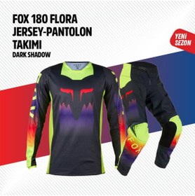 Resim Fox Yeşil Siyah Jersey Pantolon Takımı 