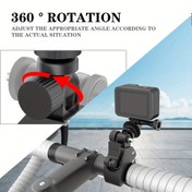 Resim GoPro13/Insta360 X5 ve Diğer Aksesuarlar için 1/4" Arayüzlü Tekli Güçlü Kelepçe Montaj, Spor Kayıt Ekipmanı, Hareket Kamerası Aksesuarı, Sağlam Tutucu, Hafif Montaj, Güçlendirilmiş Kelepçe, Dayanıklı Yapı, Vloggerler ve Fotoğrafçılar için Kamera Stabilizatörü 
