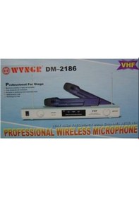 Resim Weisre Wm-Dm2186 Dijital 2 Li Kablosuz Telsiz Mikrofon Seti 