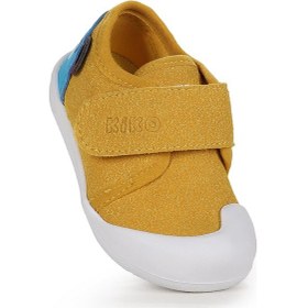 Resim Kiko Kids Catly Cırtlı Kız Bebek İlk Adım Panduf Ayakkabı Sarı 