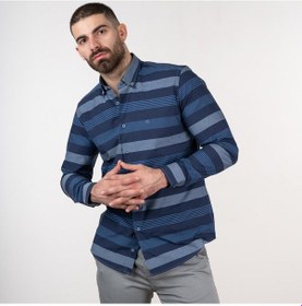 Resim Ecer Slimfit Çizgili Gömlek 