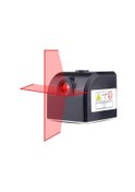 Resim Moveevo Küçük Boy 2 Çapraz Çizgi Dikey-yatay Manyetik Sabitlenebilir Kızıl Işık Lazer Seviye Aygıtı 3-10m Aralık, Usb Şarjlı 