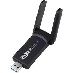 Resim Pazarcan Kablosuz Wifi Alıcı AC1300 Mbps Dual Band USB 3.0 Adaptör 