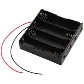 Resim Robolink 4'Lü 18650 Pil Yuvası-Lityum/Li-Ion 