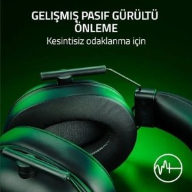 Resim Uray Home Blackshark V2 x (Xbox) - Xbox S|x Konsolu Için Kablolu E-Spor Kulaklık (250G, Kardioid Mikrofon, 50MM Sürücüler, Pasif Gürültü Engelleme, 3,5mm Konektör) Siyah 