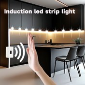 Resim USB ile Çalışan Akıllı LED Şerit Işık Hareket Sensörlü - Sıcak/Beyaz, Esnek, Yatak Odaları, Mutfaklar, Oturma Odaları, TV Arka Aydınlatması, Dolaplar, Gece Lambası için Kolay Kurulum - Duvara Monte, Mutfak Aydınlatması|Modern Aydınlatma|USB Şerit, Yatak Odası için LED Işıklar 