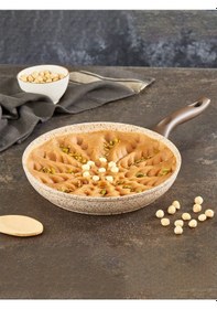 Resim Falez Creamy Granit 20 Cm Tava Krem 